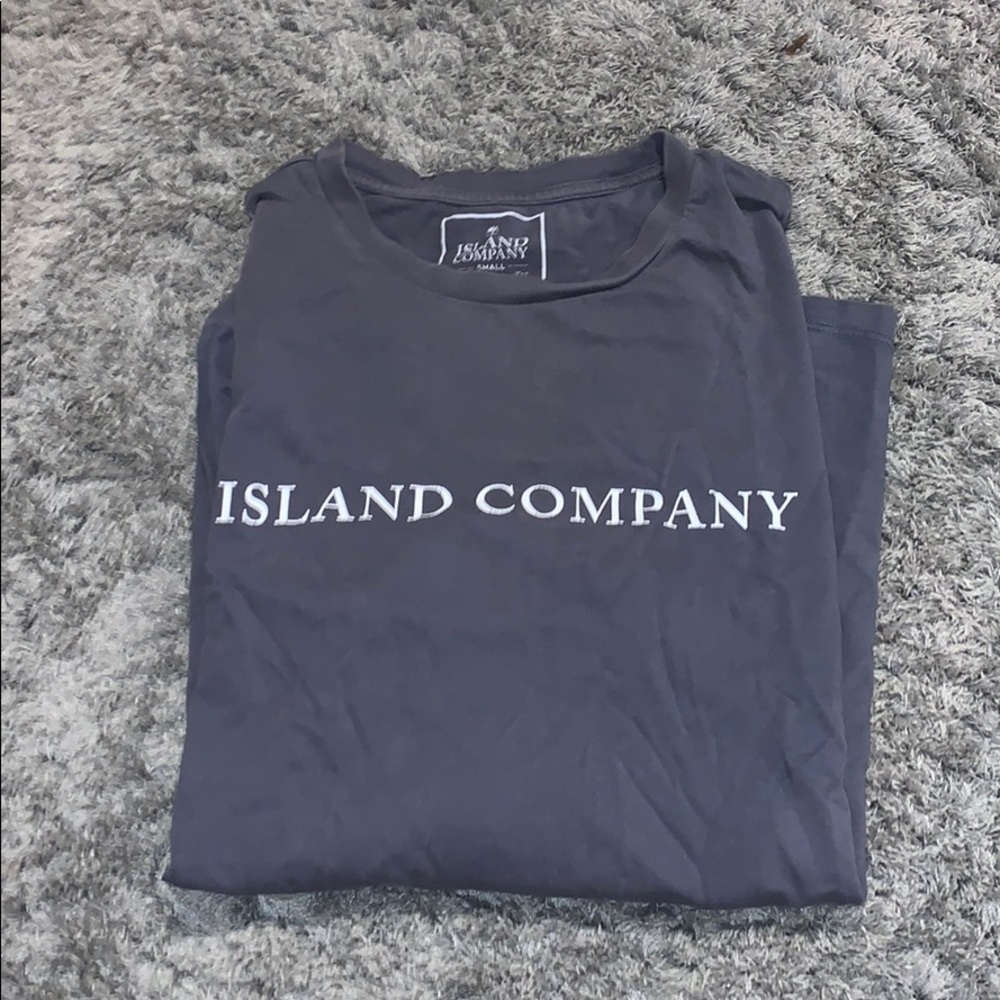 Island Company Womens Long Sleeve Blue